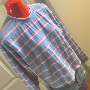 WILD FABLE Striped Long sleeve Crop Top